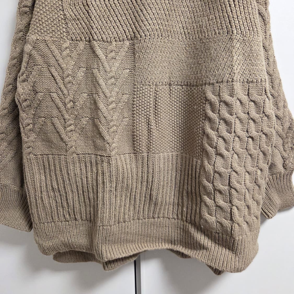 American Holic 케이블 울 니트 M-슬림L(95-100) 상품이미지3