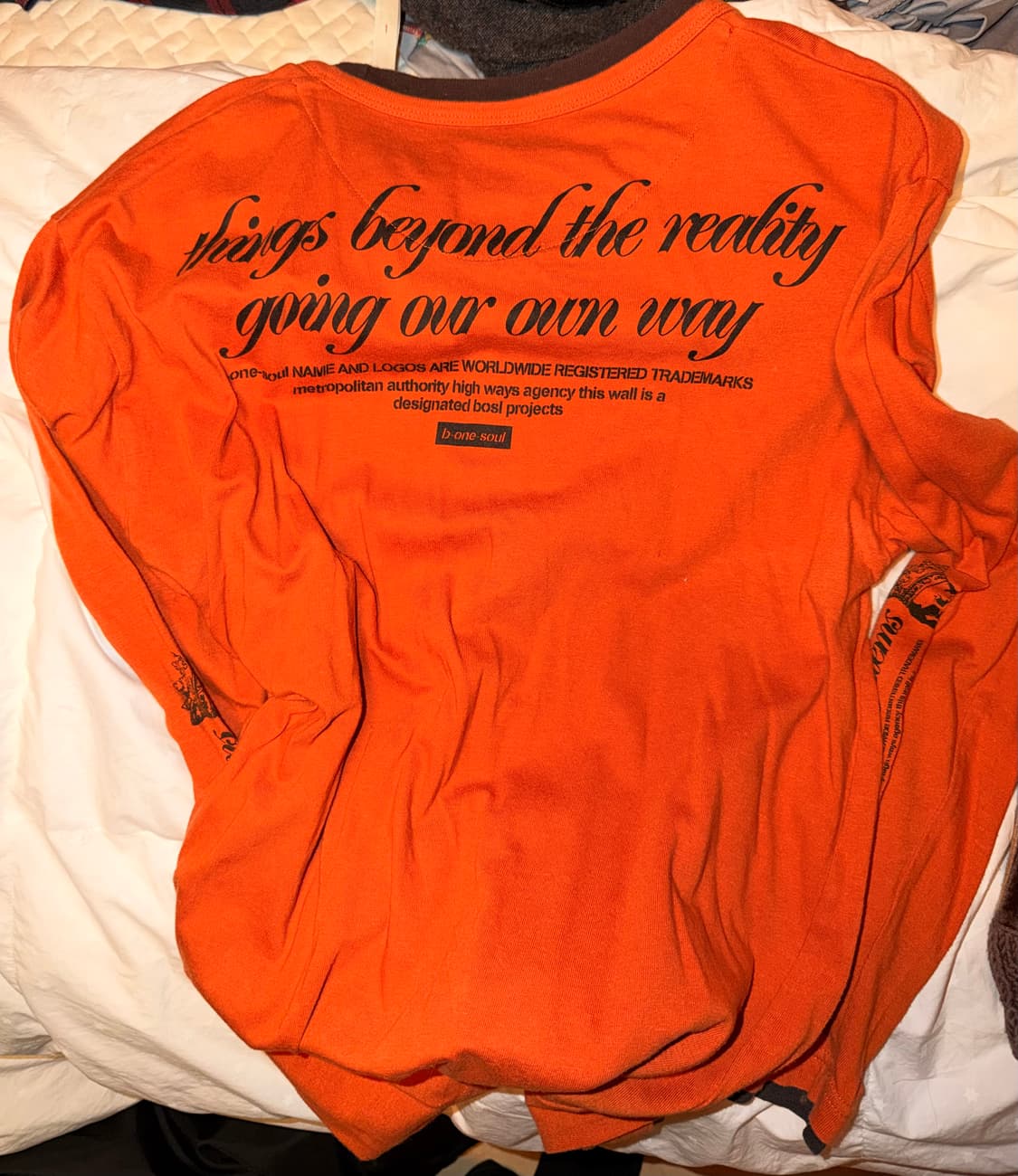 Y2K 빈티지 타투 롱슬리브 상품이미지2