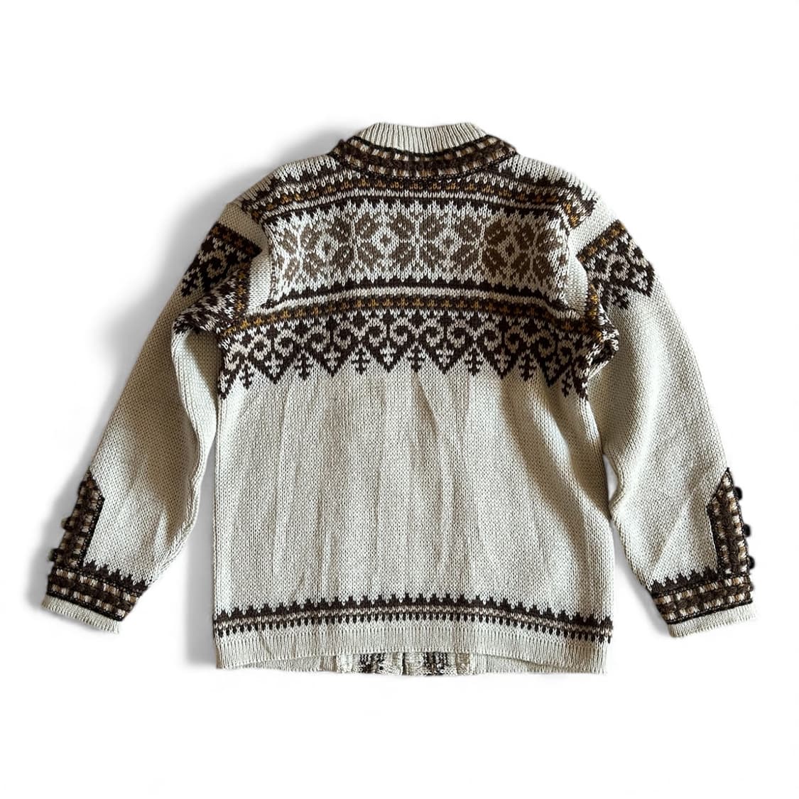 Vintage IVOR LENEDE Nordic Knit Cardigan 상품이미지2