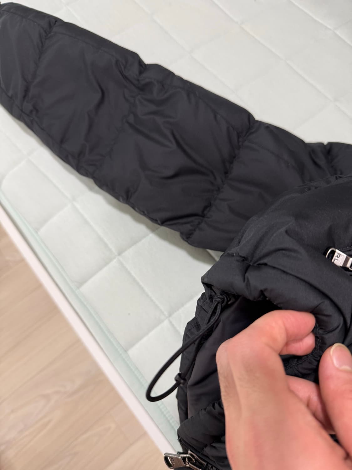 폴로 팔프로렌 패딩 블랙(넘시기면 실물 사진 있어요) 상품이미지9