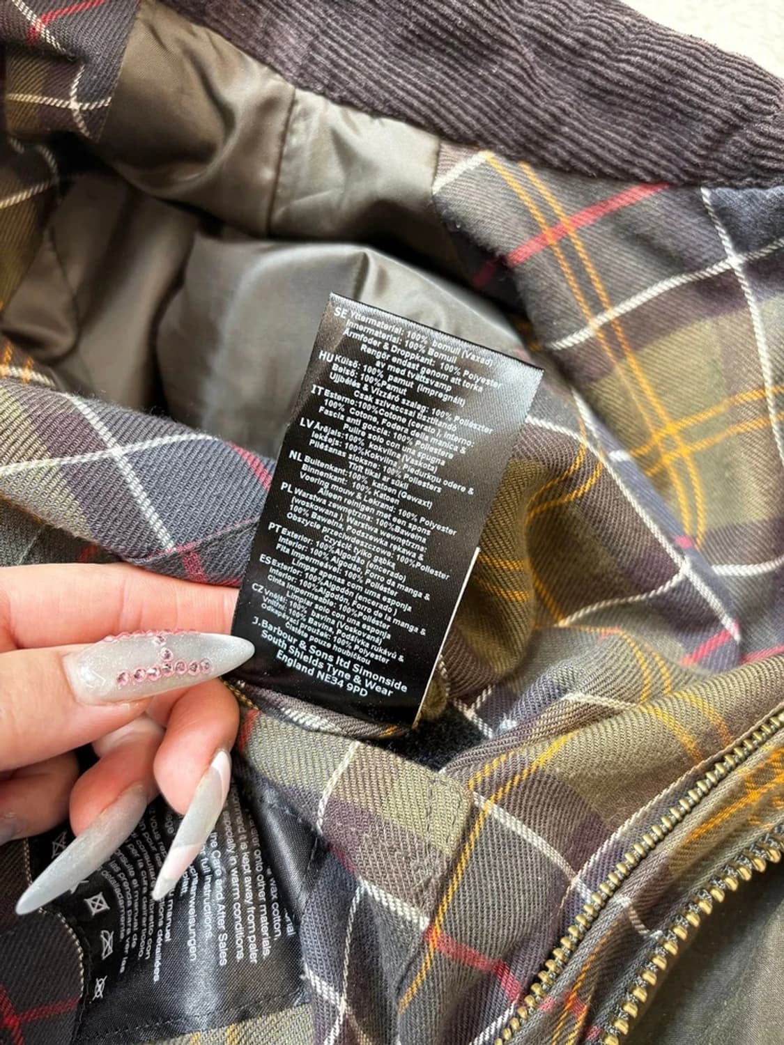 바버 Barbour 비드넬 왁스드 클래식 자켓 PN6498 상품이미지8