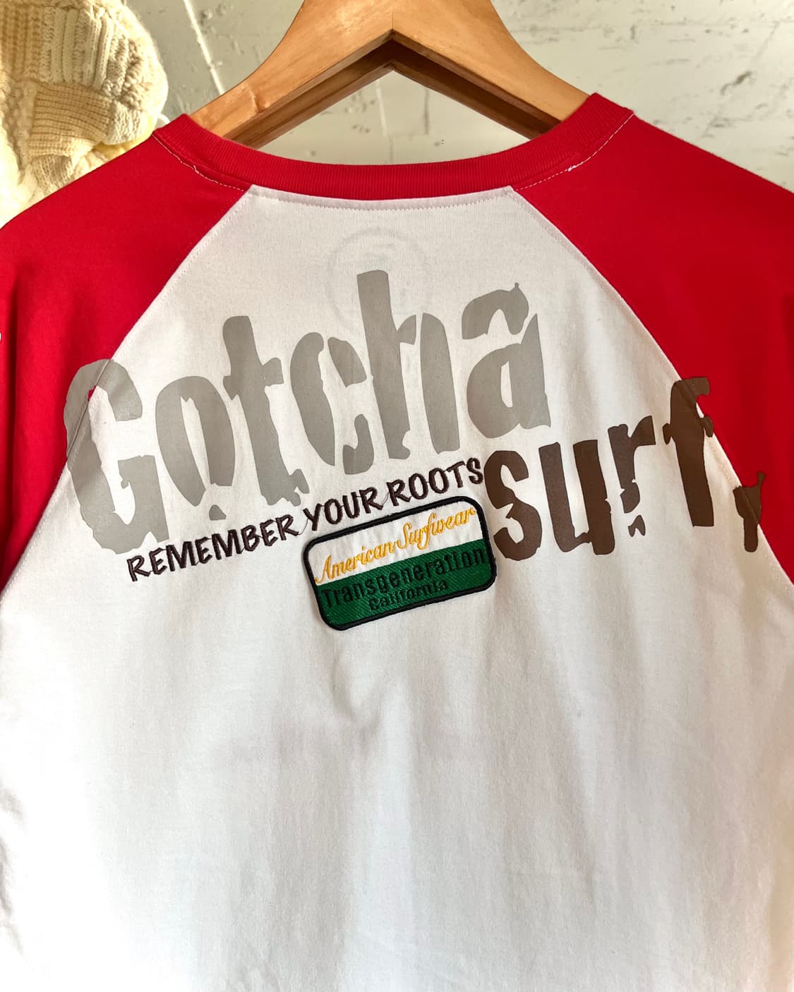 90-00s GOTCHA Japan Raglan Long-Sleeve 상품이미지9