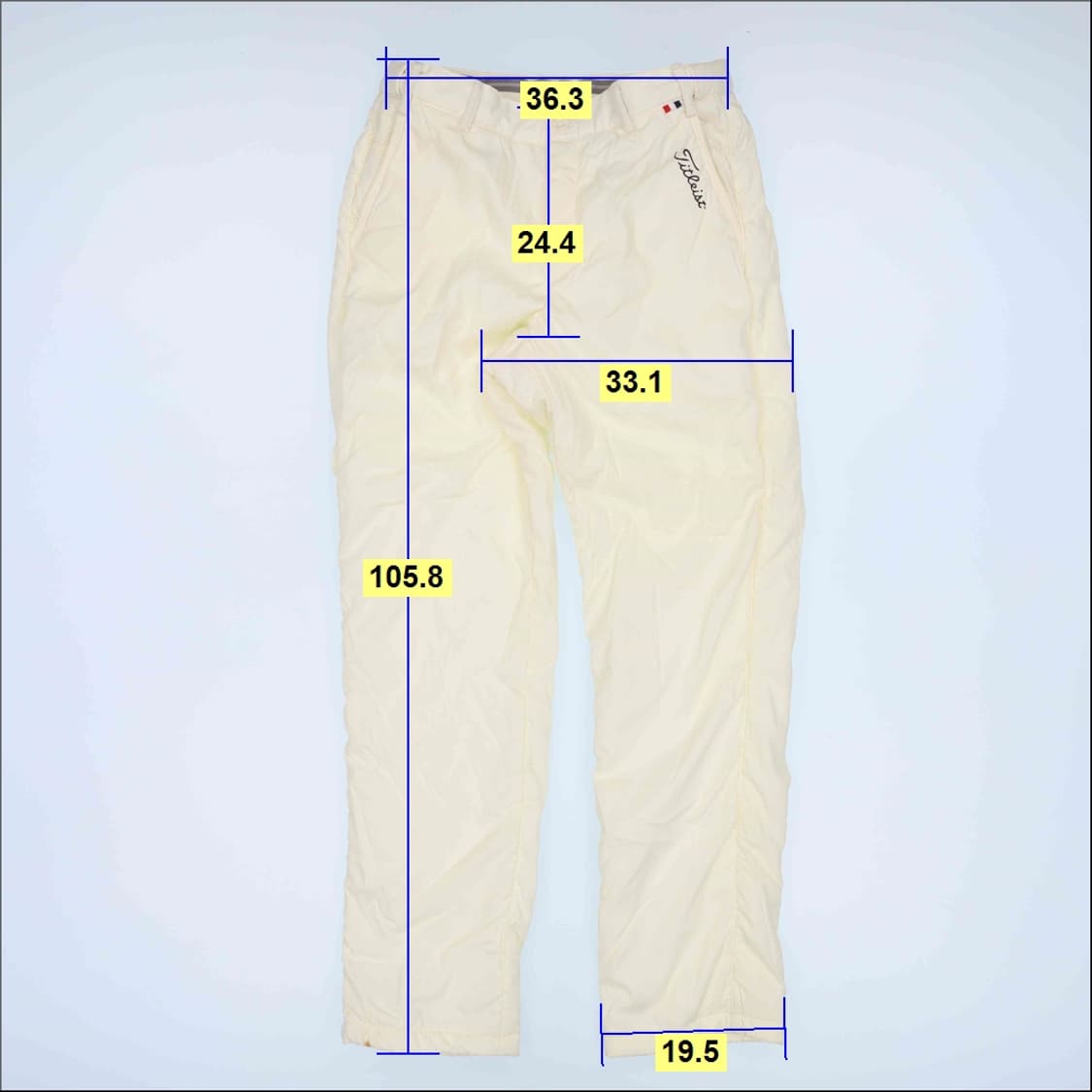 XL 타이틀리스트 골프 패딩팬츠 0121H2 상품이미지8