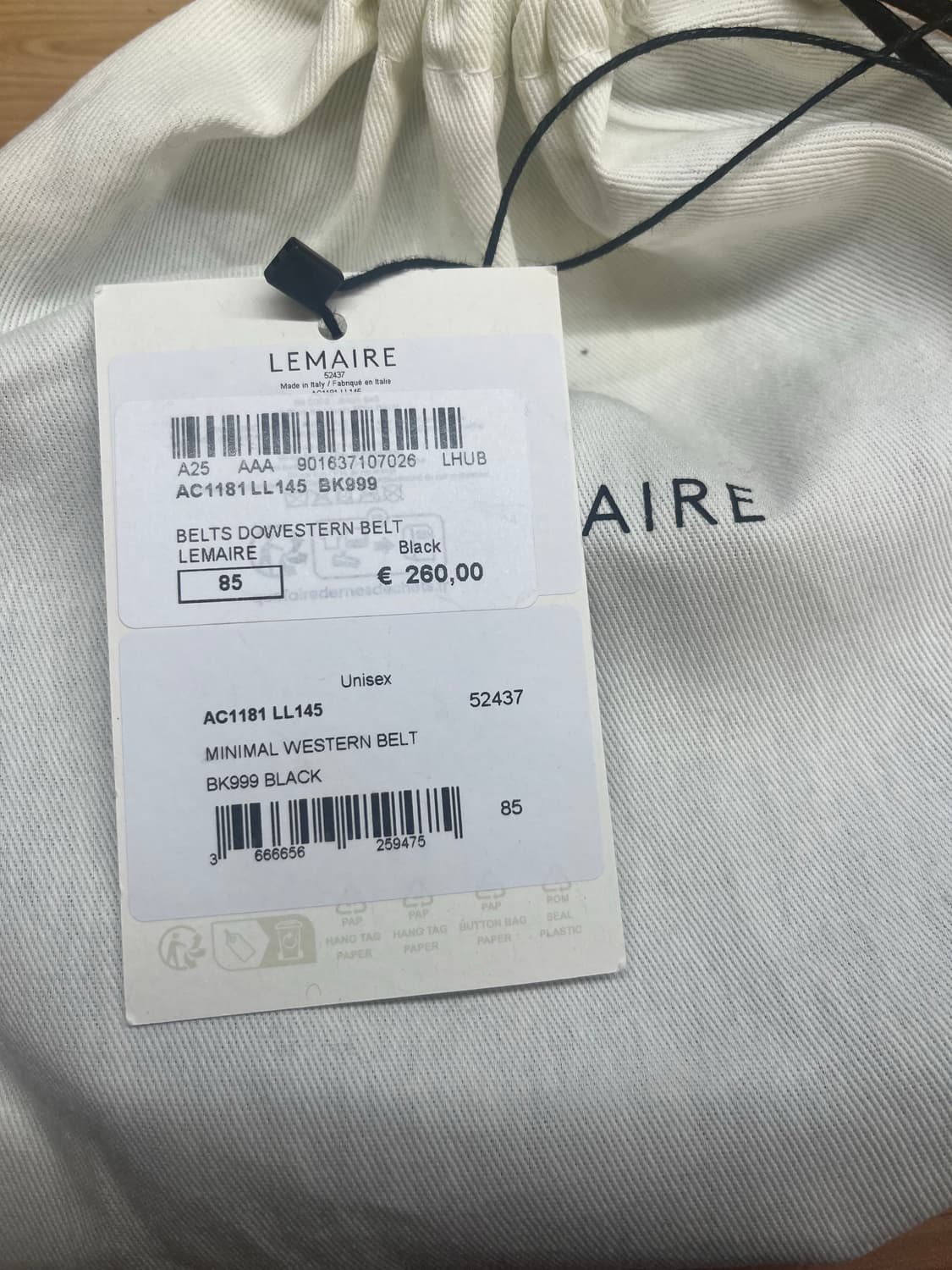 르메르 웨스턴 벨트 85 판매합니다 상품이미지2