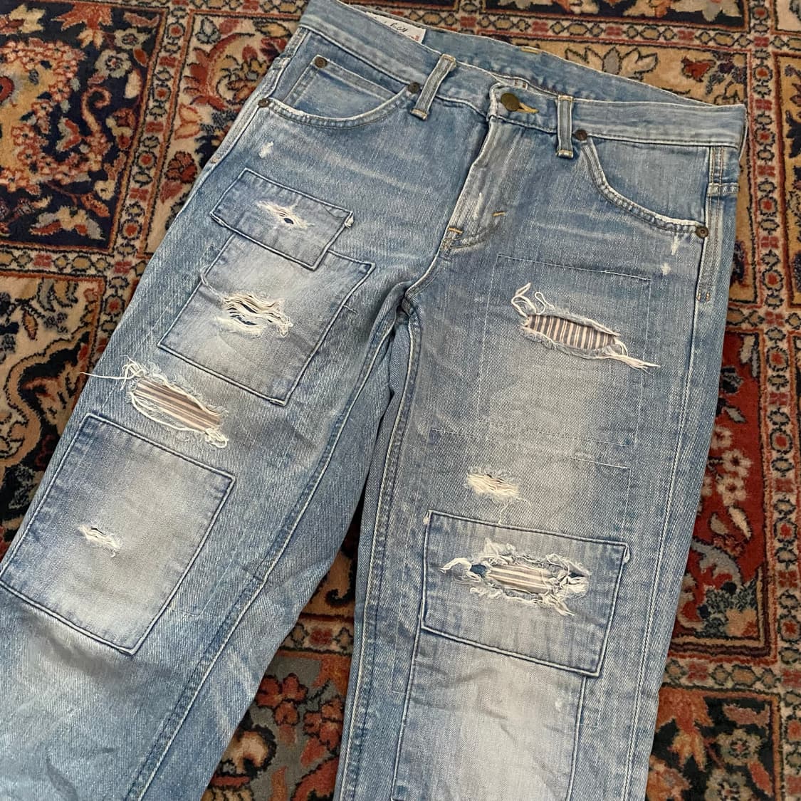 🌊Lee riders lady repaired Denim pants 상품이미지4