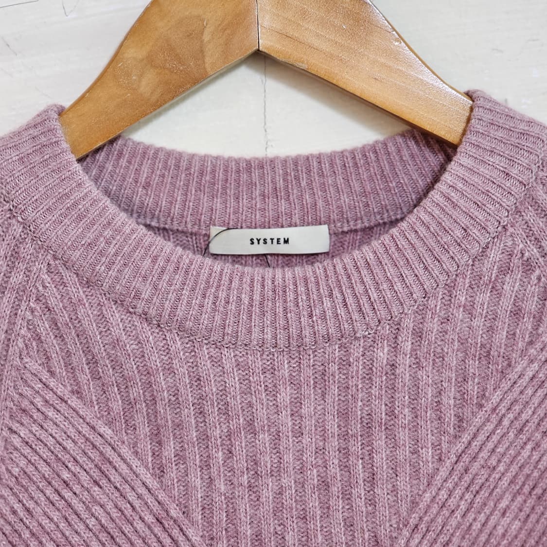 [SYSTEM] 시스템 라쿤 모헤어 혼방 풀오버 상품이미지4