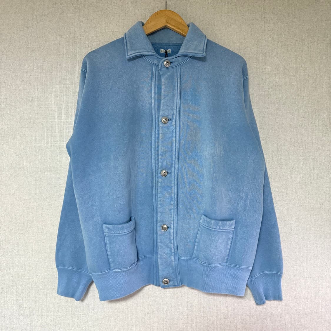 [2, 새상품]아프레쎄 A.PRESSE 25AW 빈티지 스웻 가디건 상품이미지4