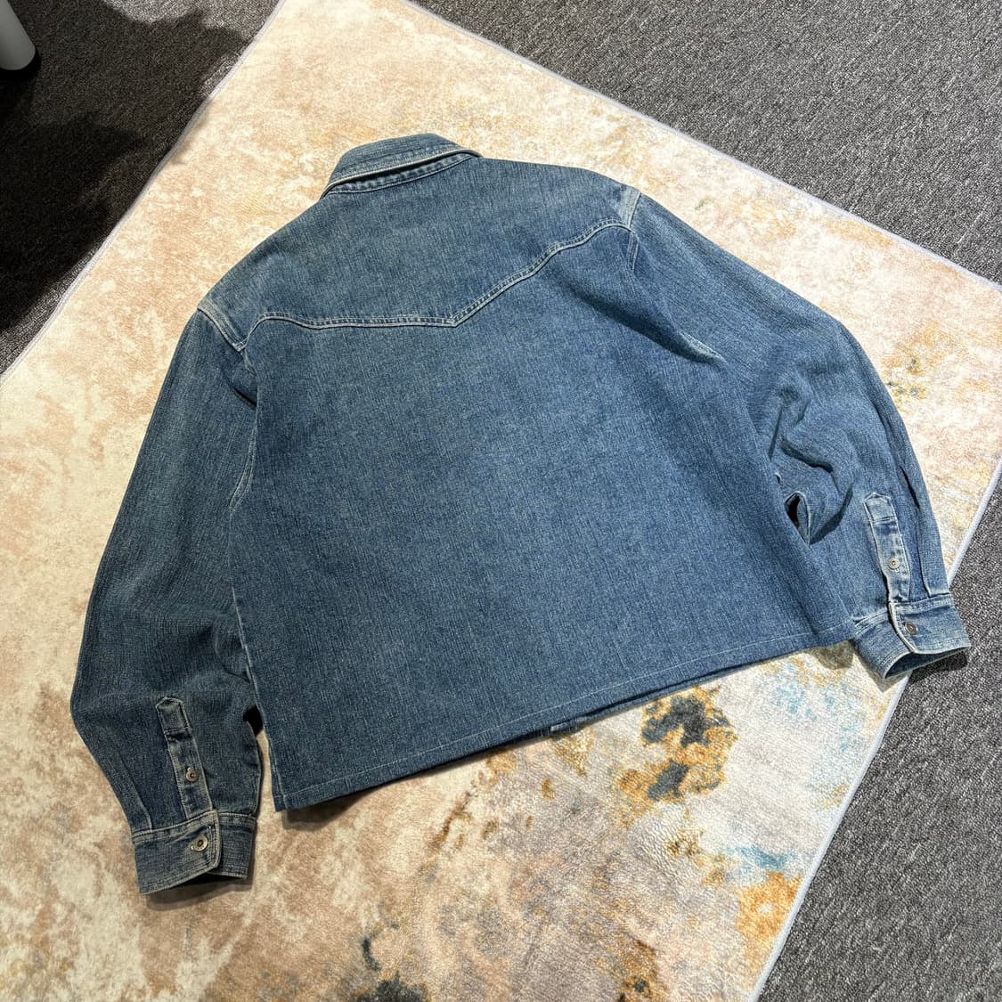 아르마니 진스 빈티지 포켓 청자켓 상품이미지6