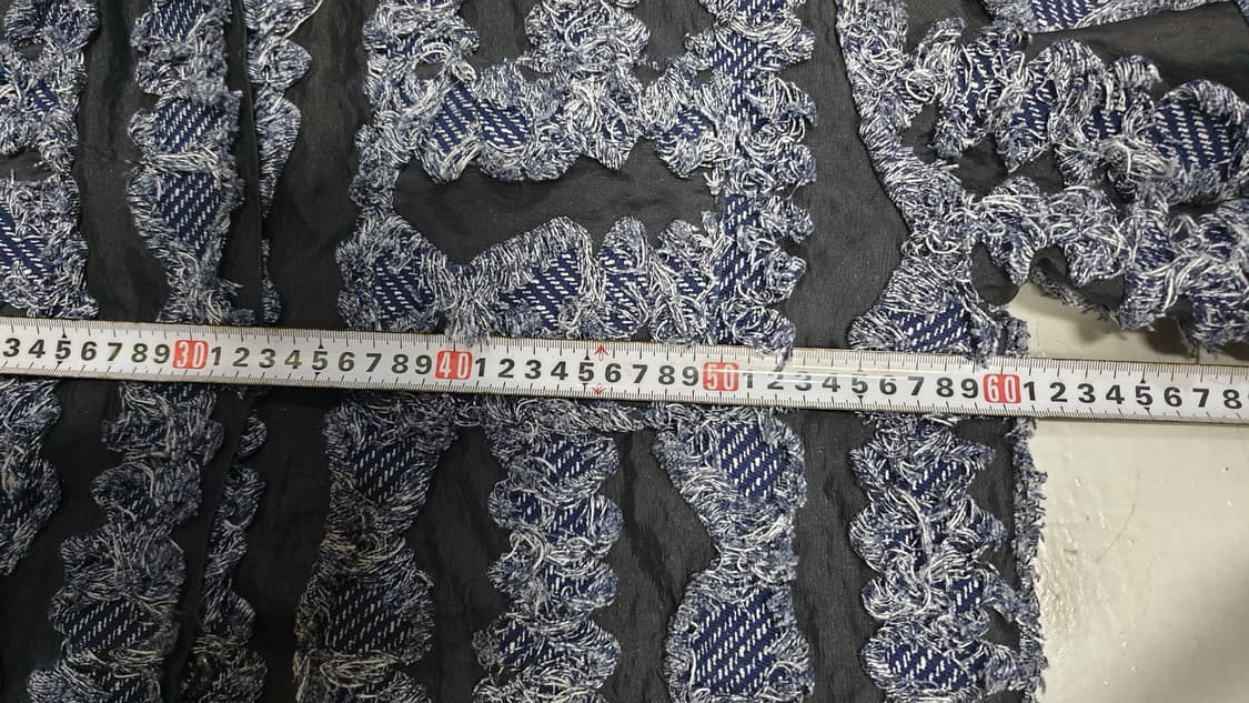 데님프린지 패턴 셔츠 & 바지 세트 상품이미지9