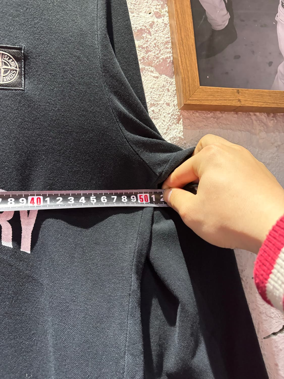 스톤아일랜드 프린팅 커스텀 카라 슬리브 상품이미지7