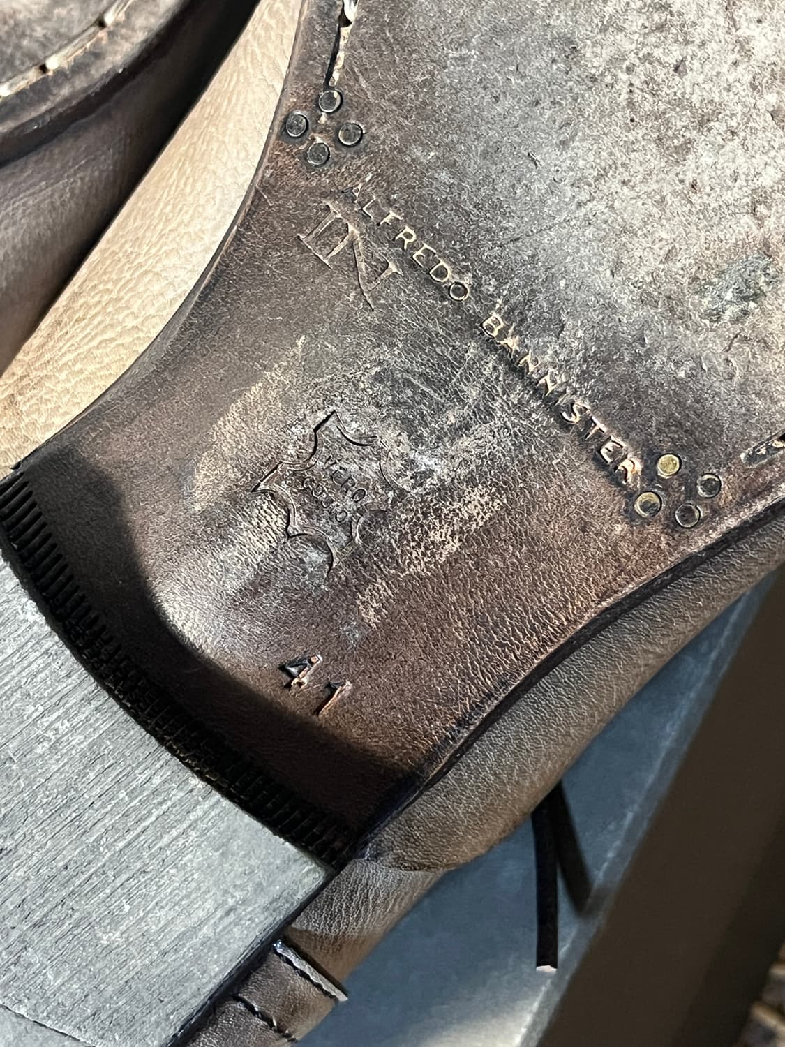 알프레도 바니스터 인트레치아토 디테일 더비슈즈 41 상품이미지6