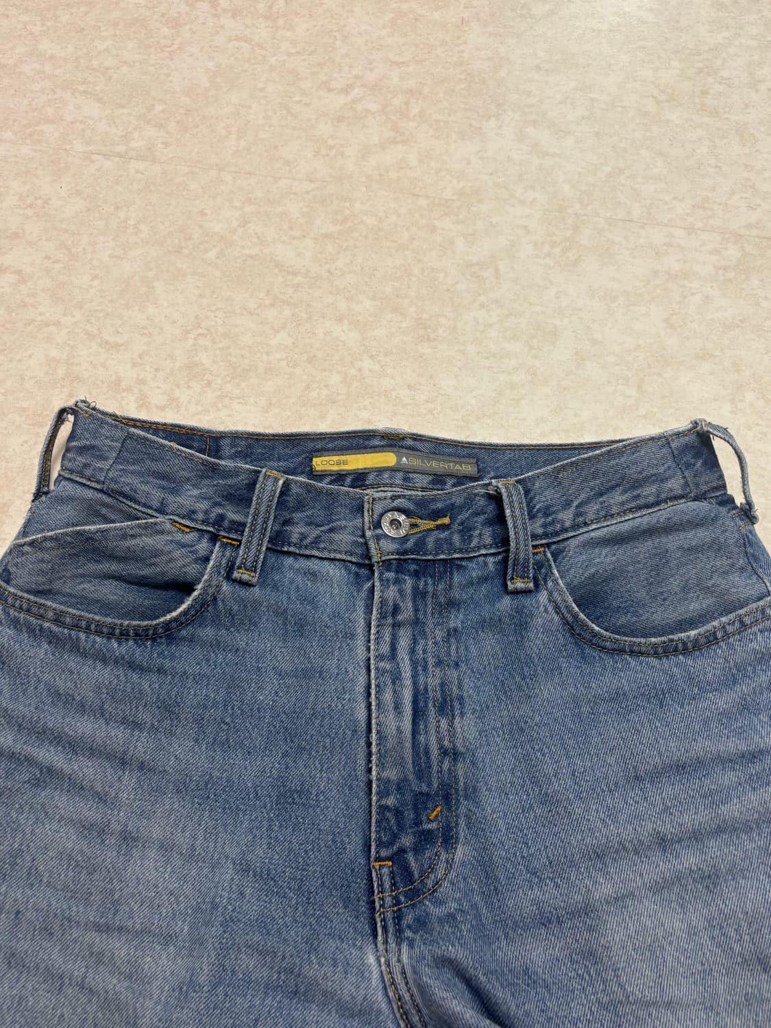 리바이스 실버탭 미디엄 인디고 루즈핏 데님 팬츠 28사이즈 상품이미지3