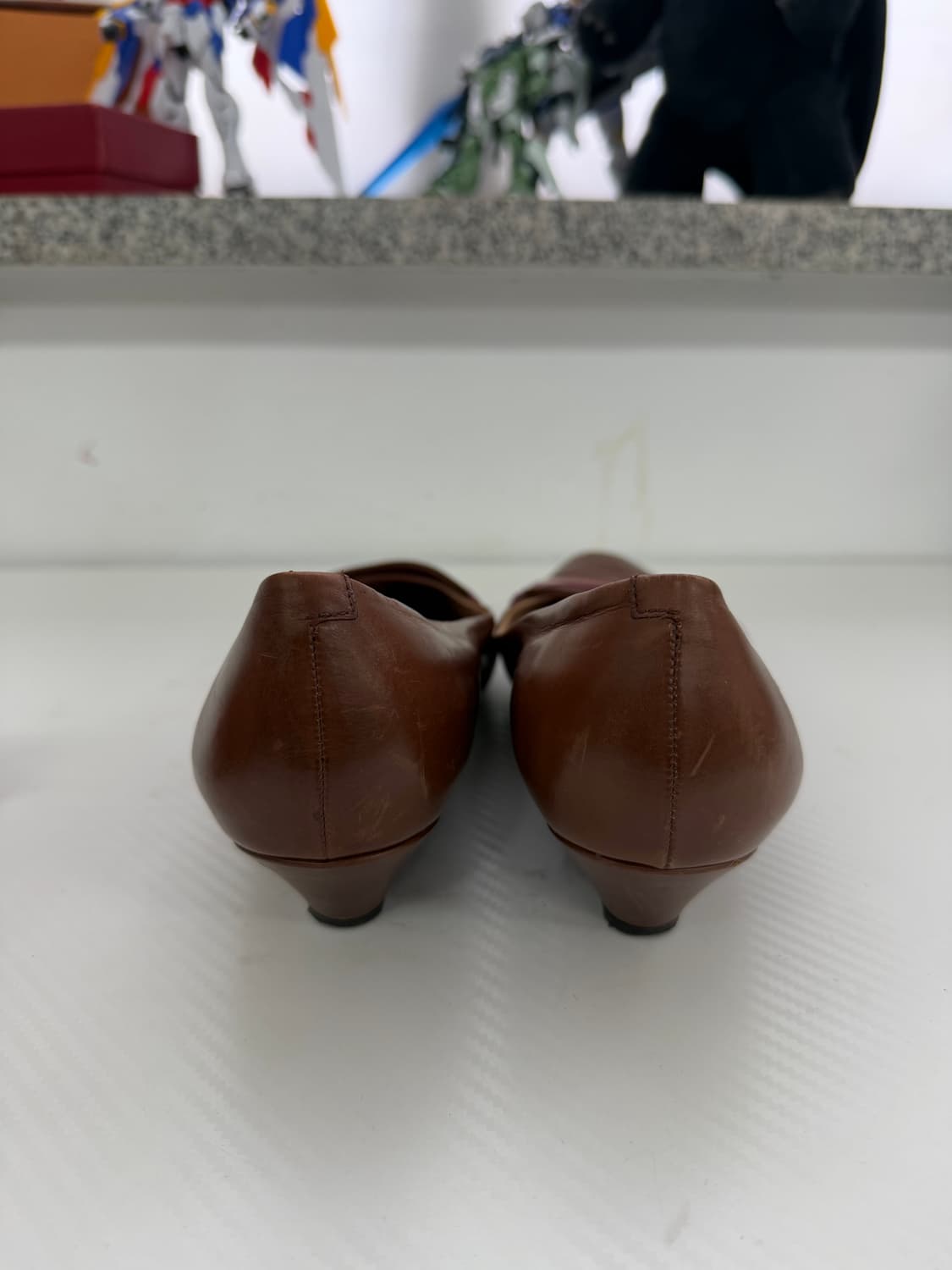 정품) TODS 토즈 브라운 플랫 슈즈 37 상품이미지5