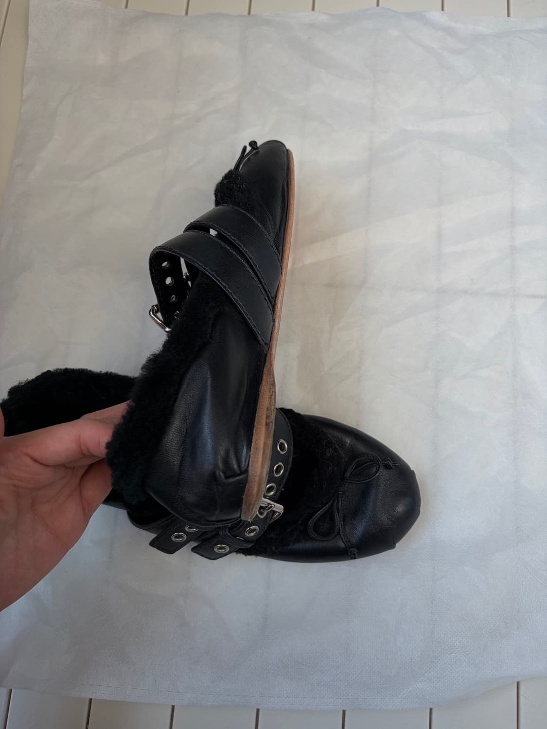 Miu miu fur ballet flat 37 상품이미지7