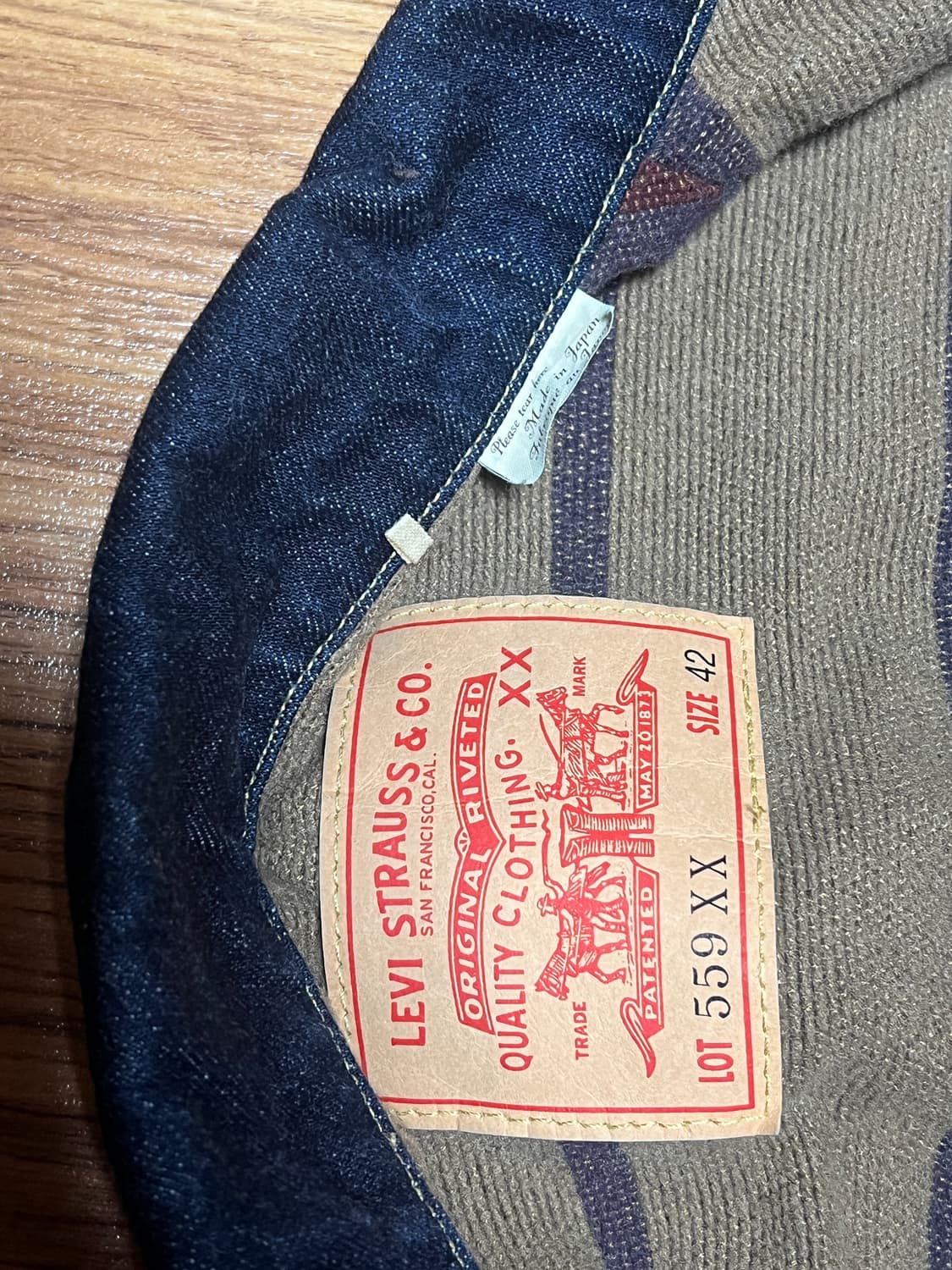 lvc 559xx denim jacket 3세대 42size 상품이미지3