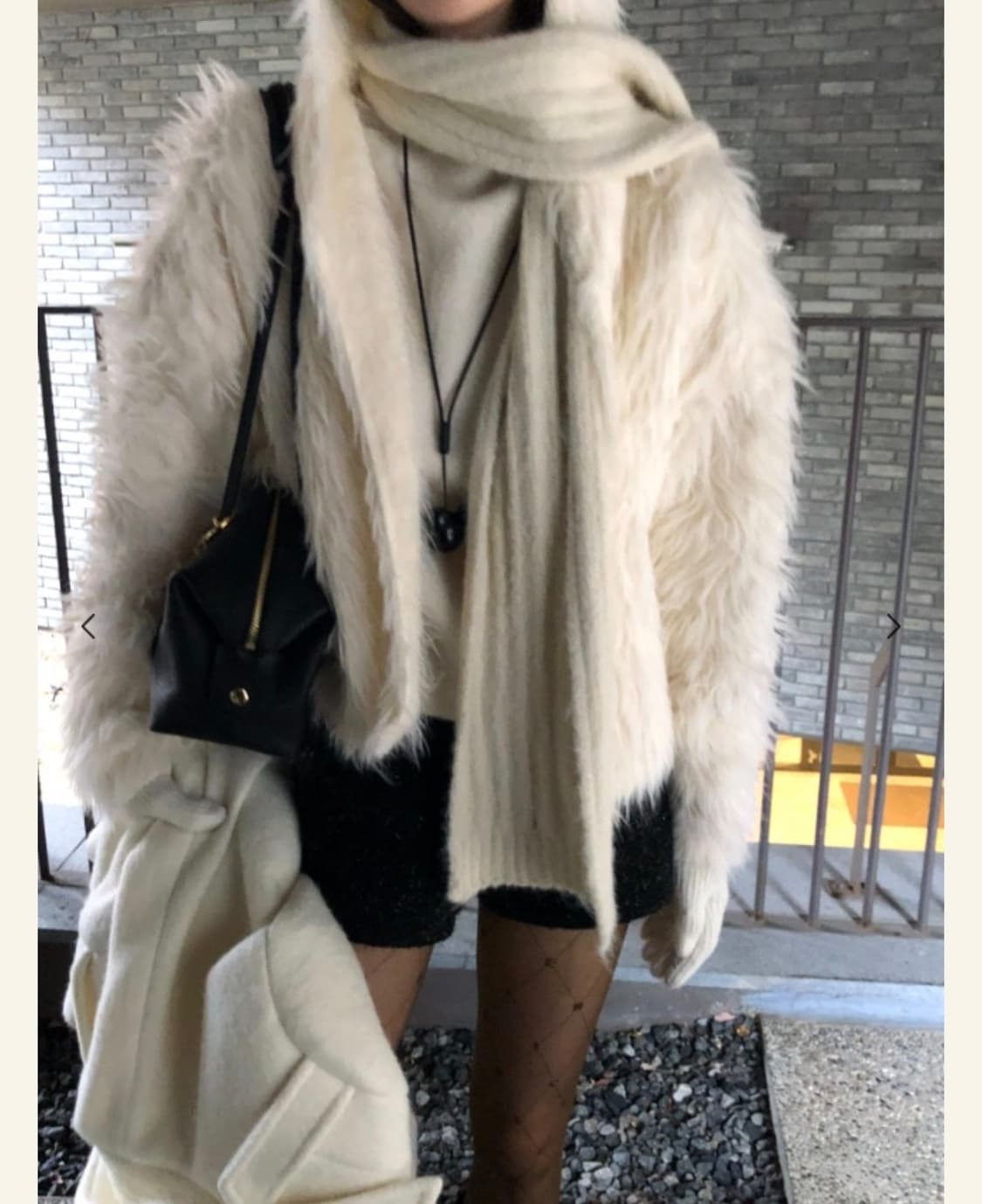 714center 예티 퍼 가디건 상품이미지1