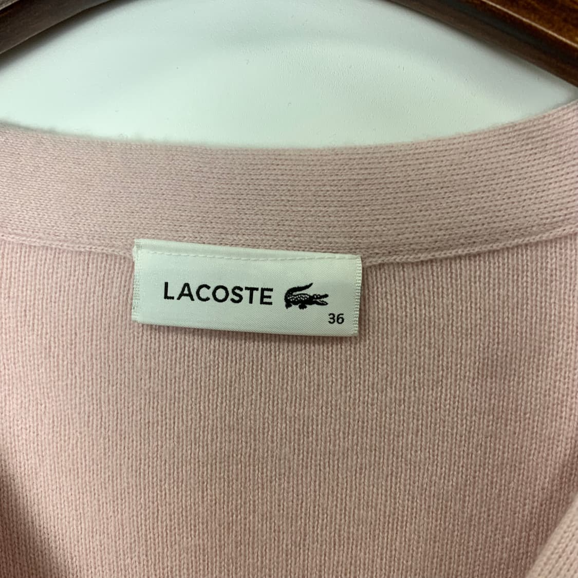 라코스테 딸기우유 니트 가디건 상품이미지5