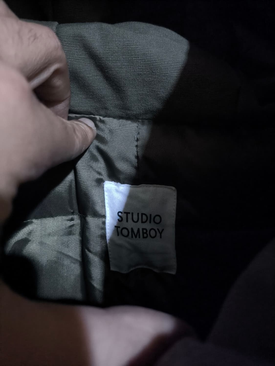 80 톰보이스튜디오 라쿤털 덕다운 파카 롱패딩 상품이미지4