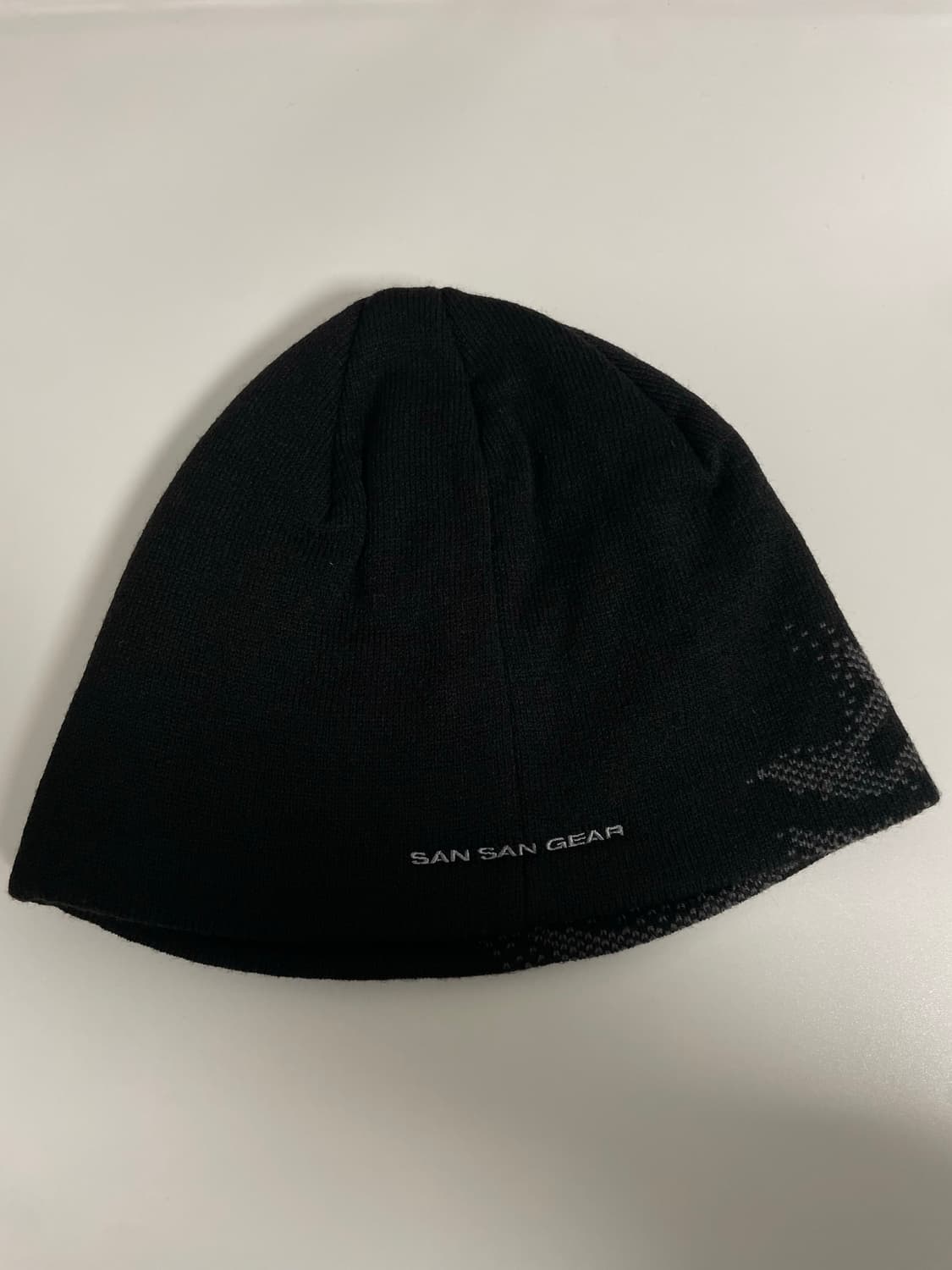 산산기어 로고 비니 블랙 - 23FW 1 size 상품이미지2