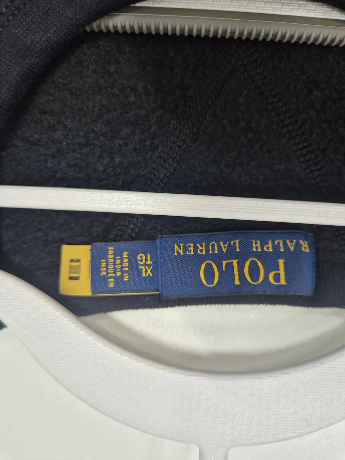 폴로 기모 블랙 맨투맨 티셔츠 / 105 (정품) 상품이미지5