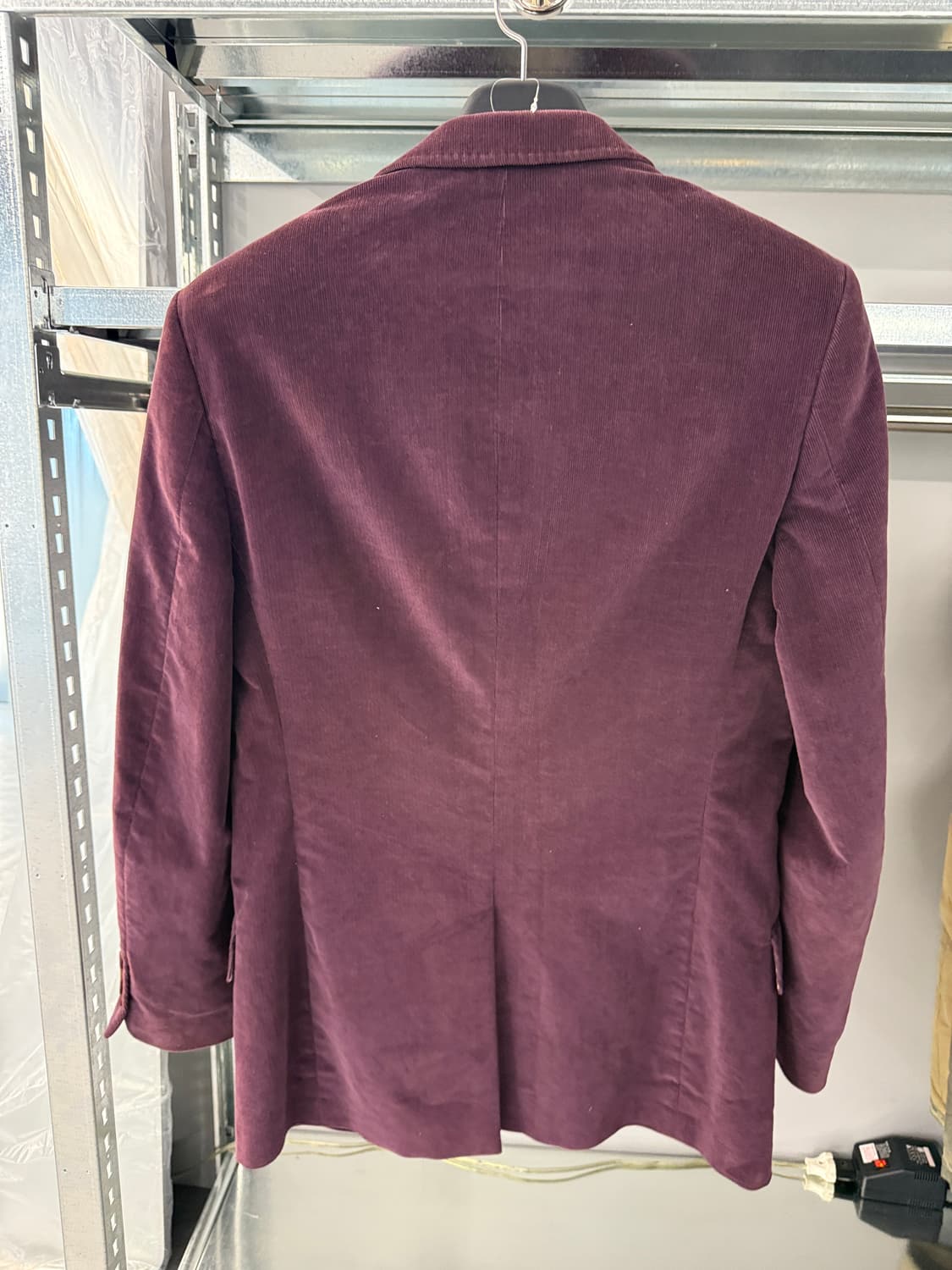 Paul Smith 버건디 코듀로이 자켓 38/48 상품이미지3