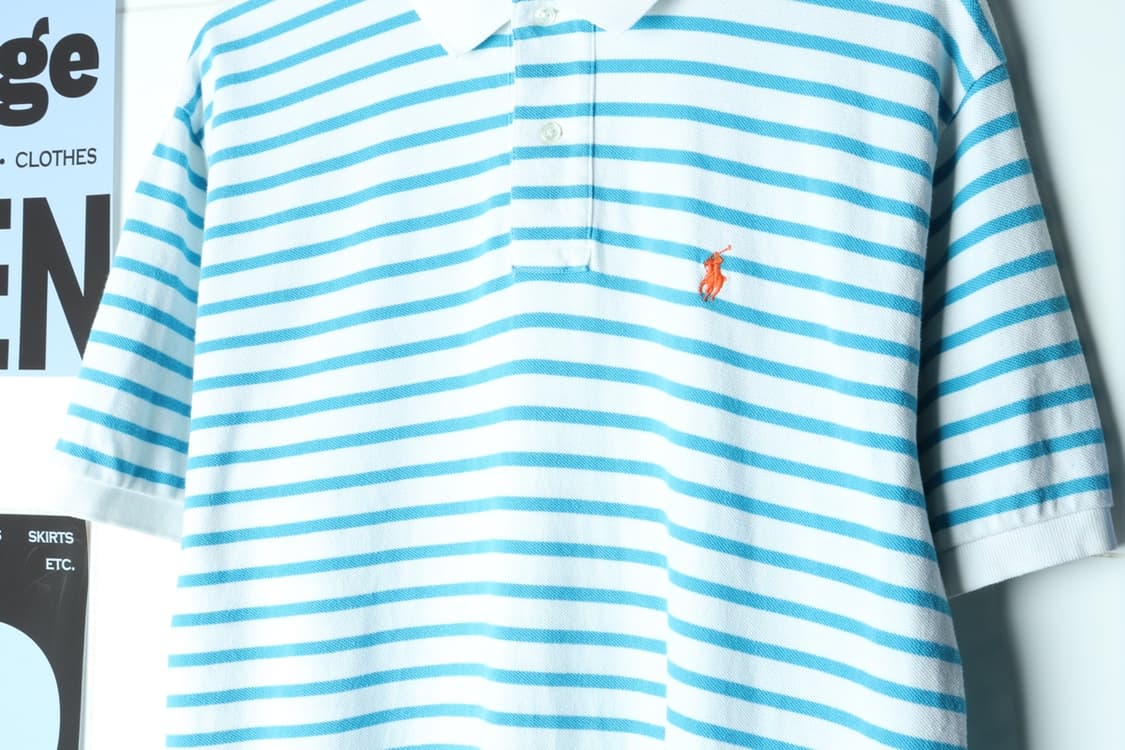 (XL-2XL) 폴로 랄프로렌 반팔 카라 티셔츠 스트라이프-H30575 상품이미지5