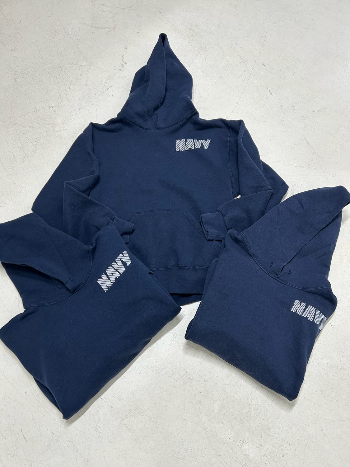 90's soffee us navy pullover hoodie 상품이미지10
