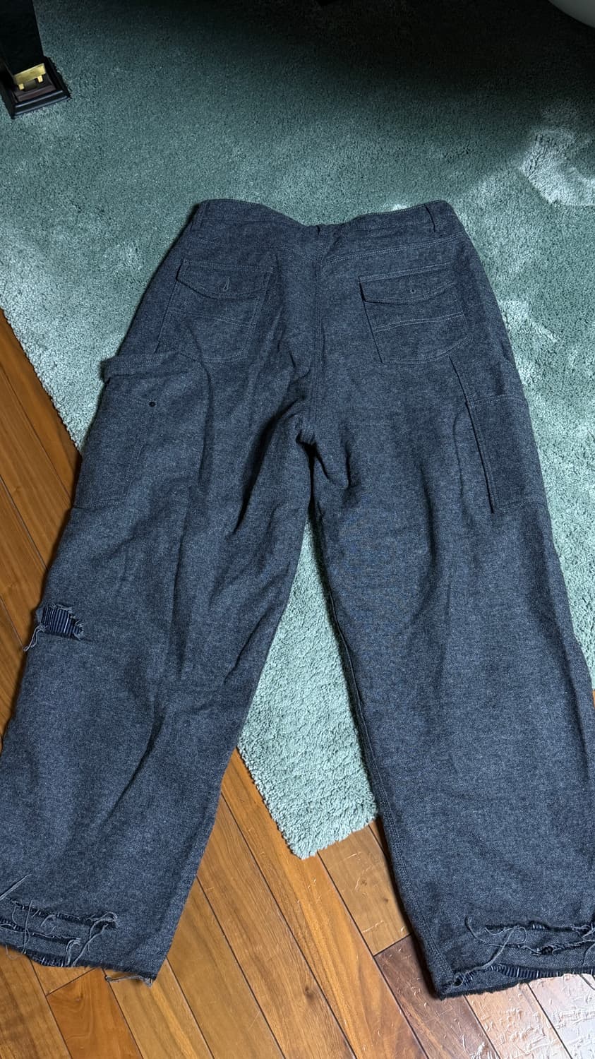 [2] 언더마이카 빈티지 울 카펜터 팬츠 그레이 상품이미지3