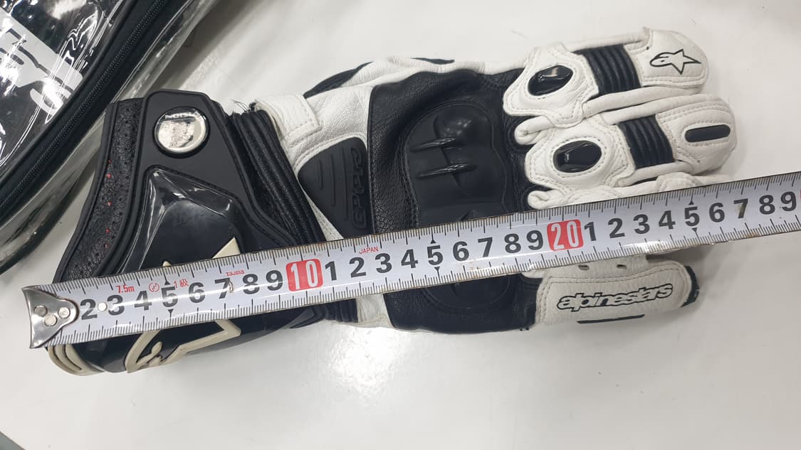 알파인더스트리 PRO 가죽 오토바이 장갑 L 상품이미지3