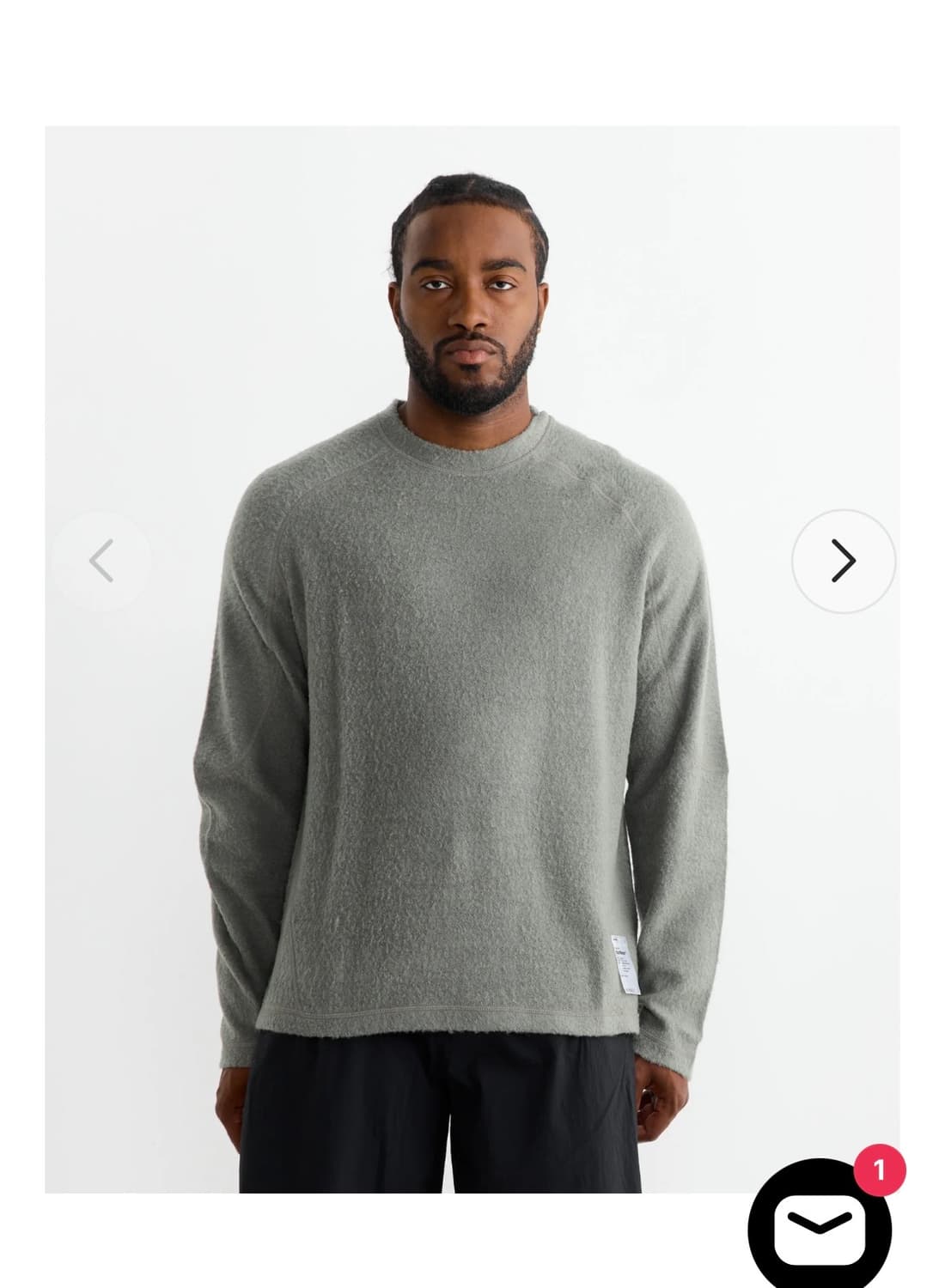 새티스파이 퍼즈메리노 롱슬리브 M satisfy fuzz merino 상품이미지7