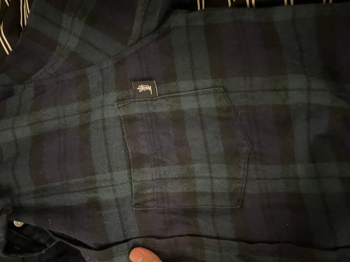 스투시 체크 셔츠 상품이미지3