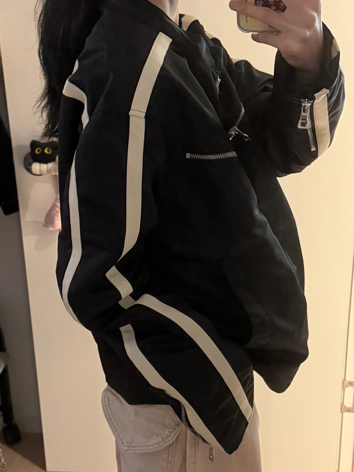 키뮤어 투웨이 레더 자켓 L 상품이미지1