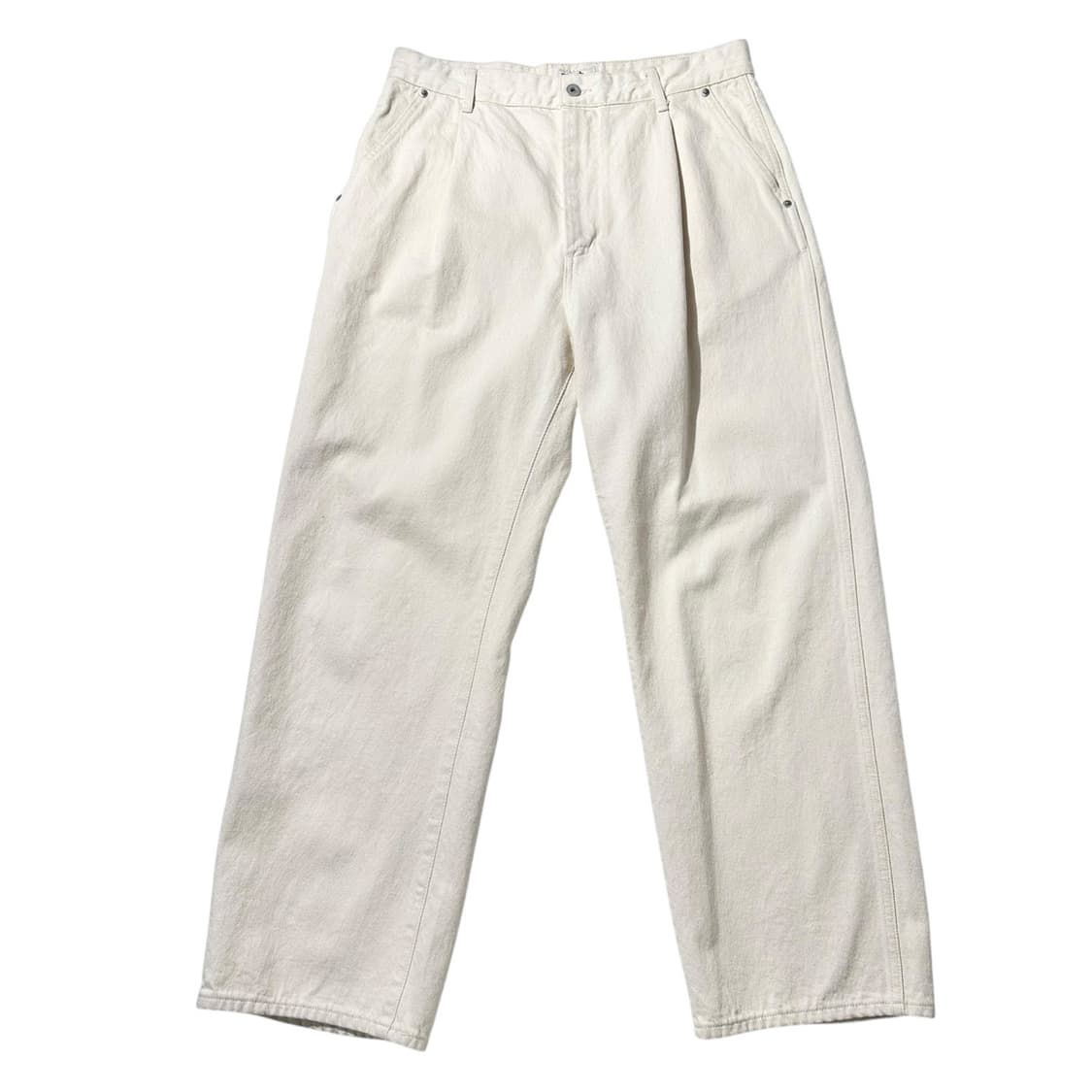 러프사이드 원턱 데님 팬츠 상품이미지1