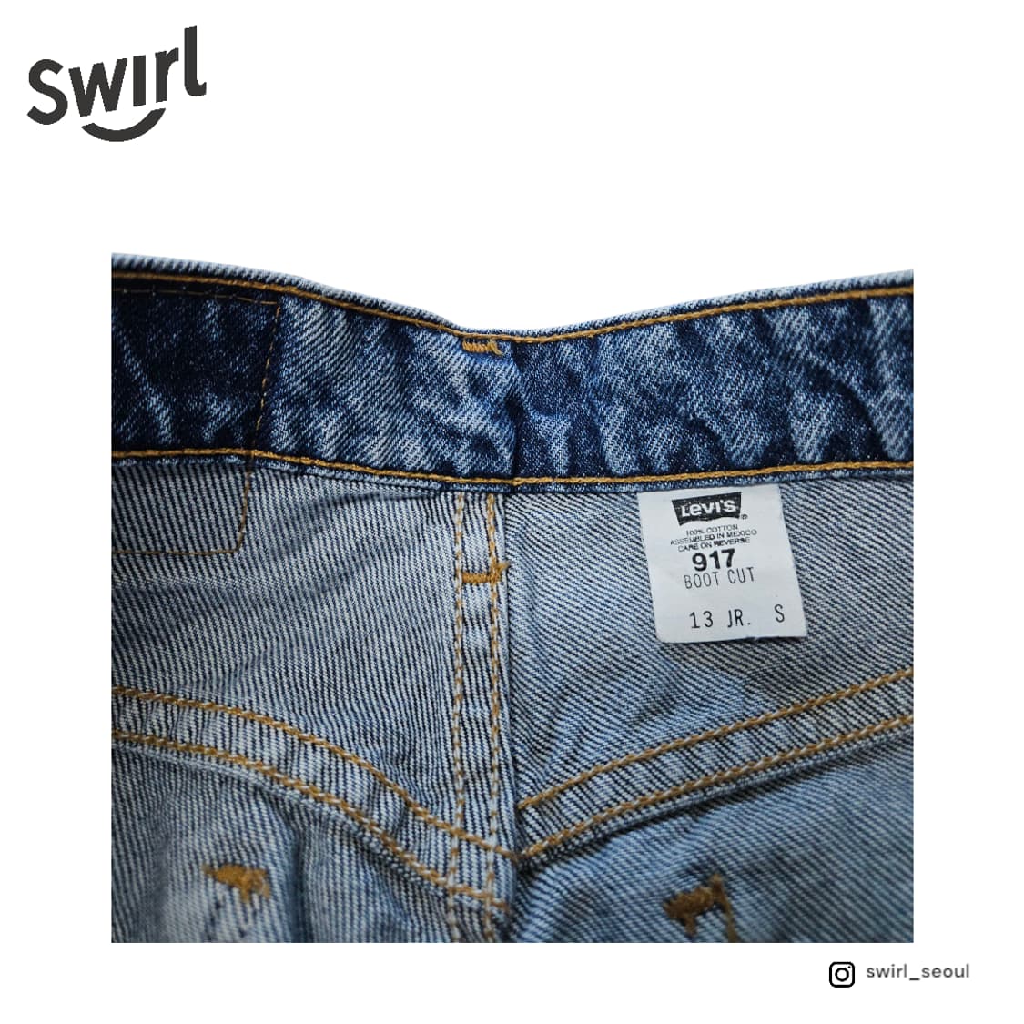 90s 917 orangetab bootscut jeans 상품이미지3