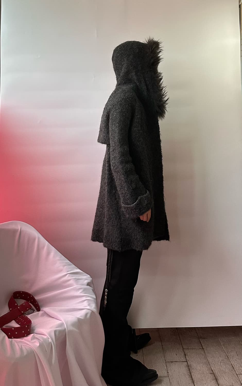 raccoon fur coat 상품이미지4