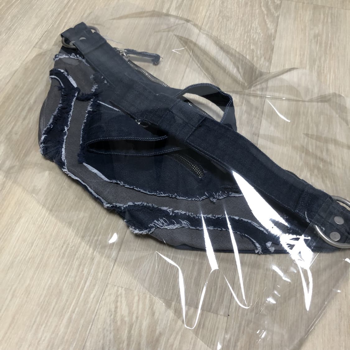 (OS) 비슬로우 퍼플 BESLOW PURPLE 커브드 라인 바디백 상품이미지10