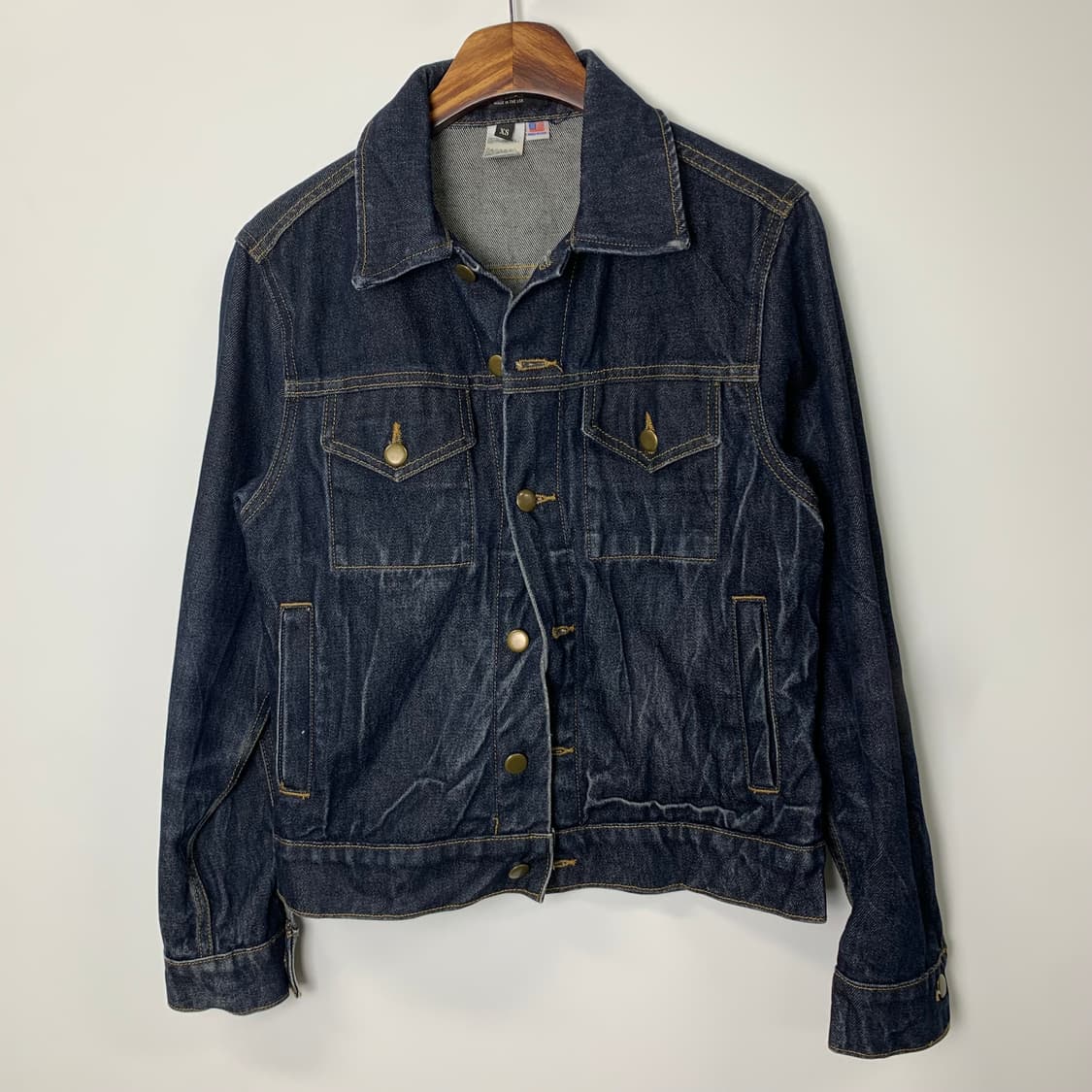 아메리칸어패럴 워싱 데님 자켓 상품이미지3