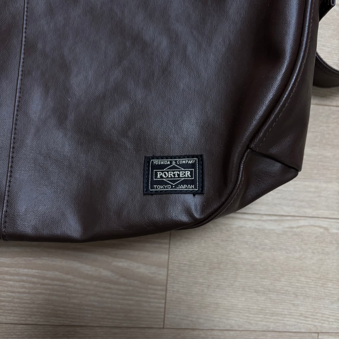 요시다포터 프리스타일 크로스백 브라운 L(707-07173) (미사용에가 상품이미지3