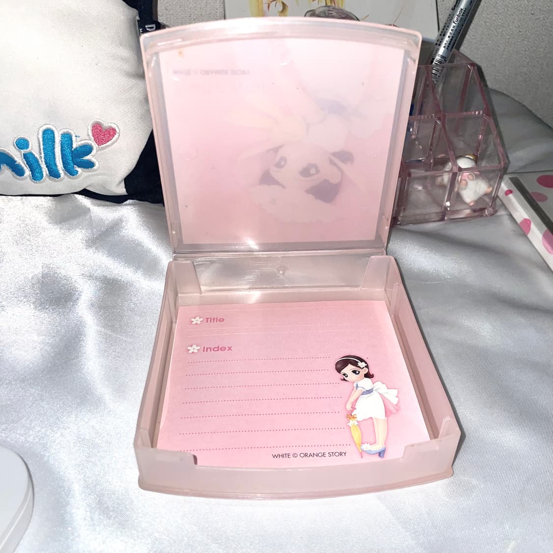 고전)오렌지스토리 화이트 디스켓 케이스 상품이미지4