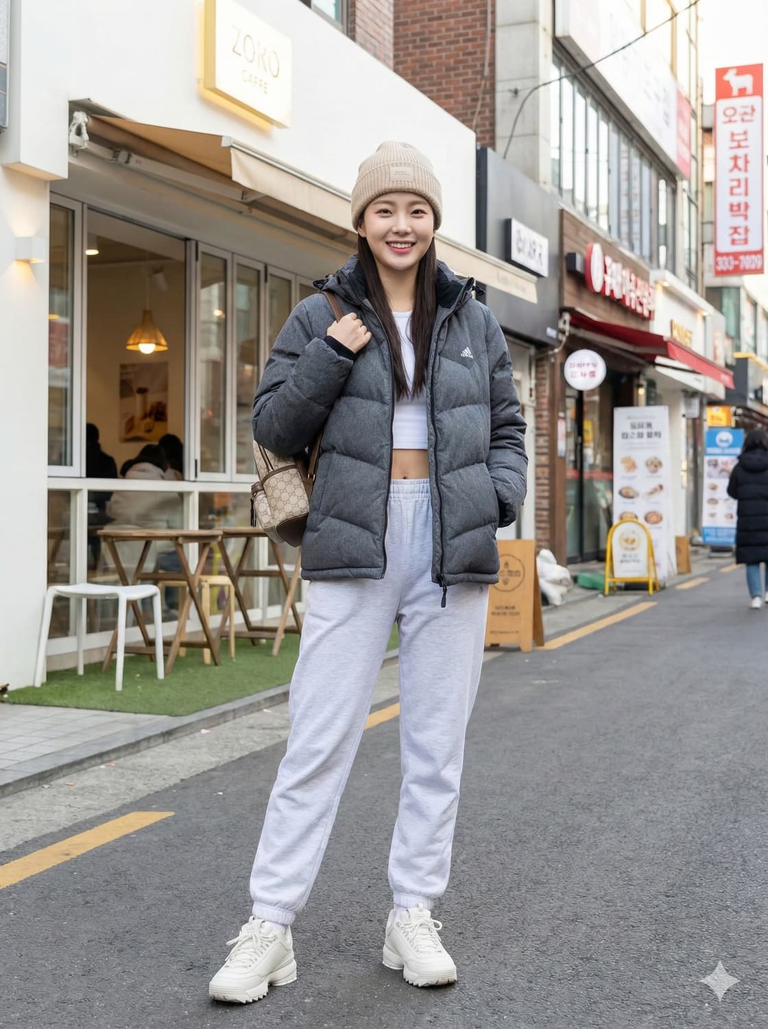 아디다스 덕다운 그레이 패딩_90 상품이미지1