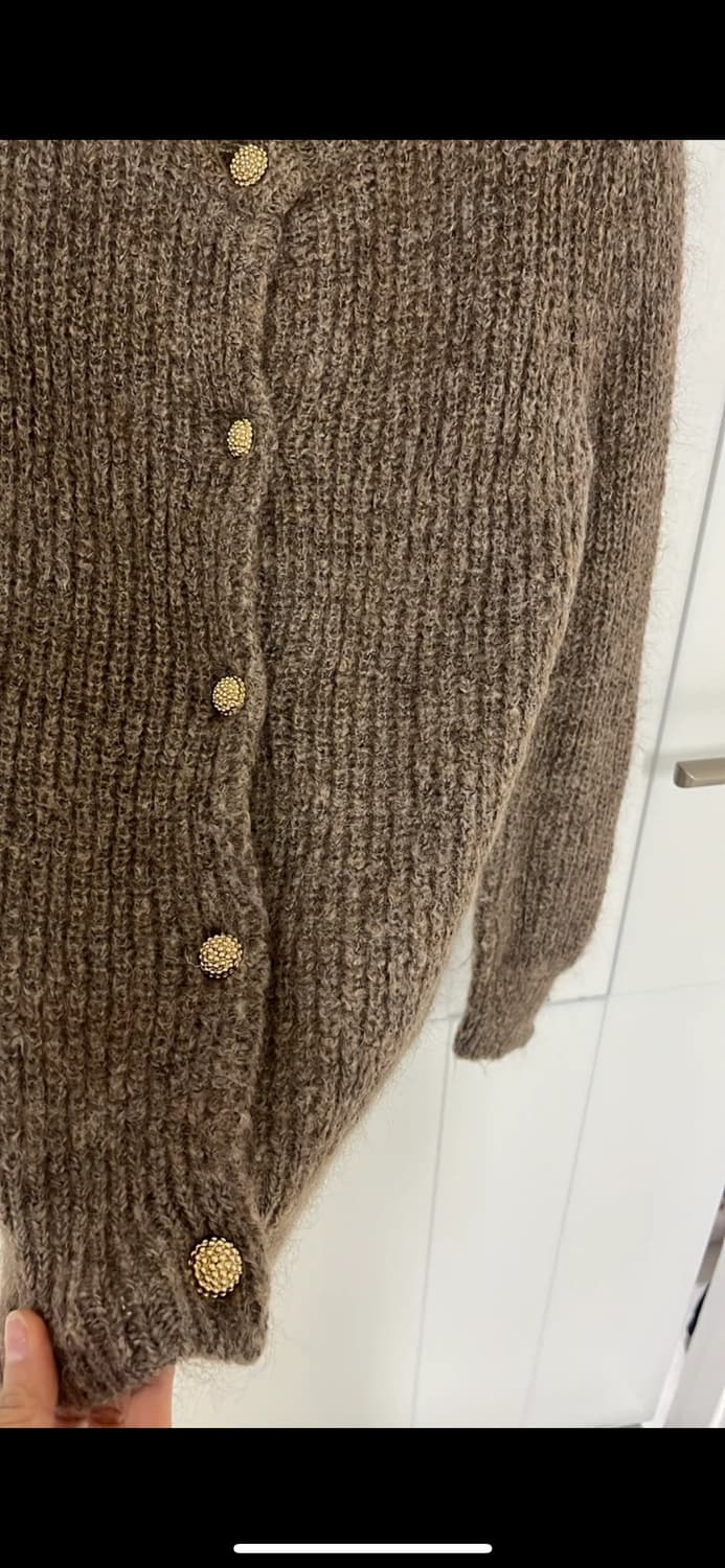 IENA 브라운 모헤어 울가디건 44,55 정품 상품이미지3