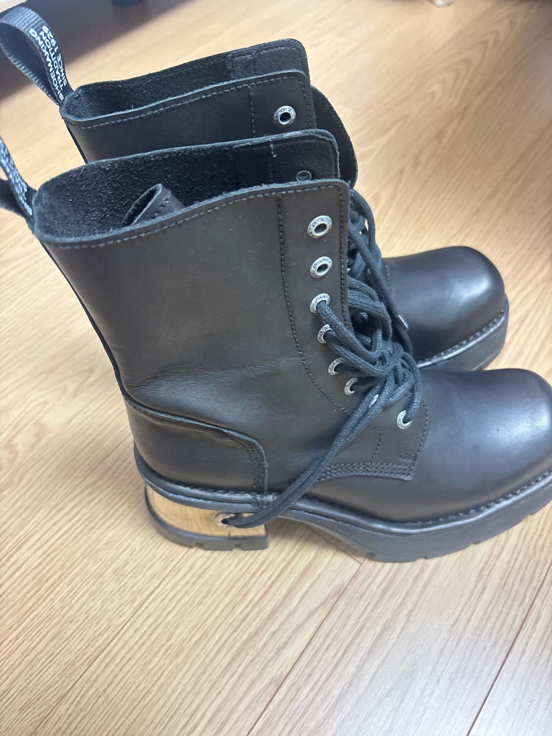 뉴락 컴뱃 레이스업 부츠 상품이미지4