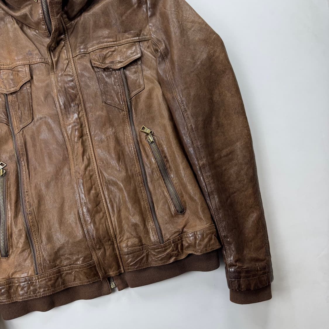 빈티지 양가죽 자켓 상품이미지4