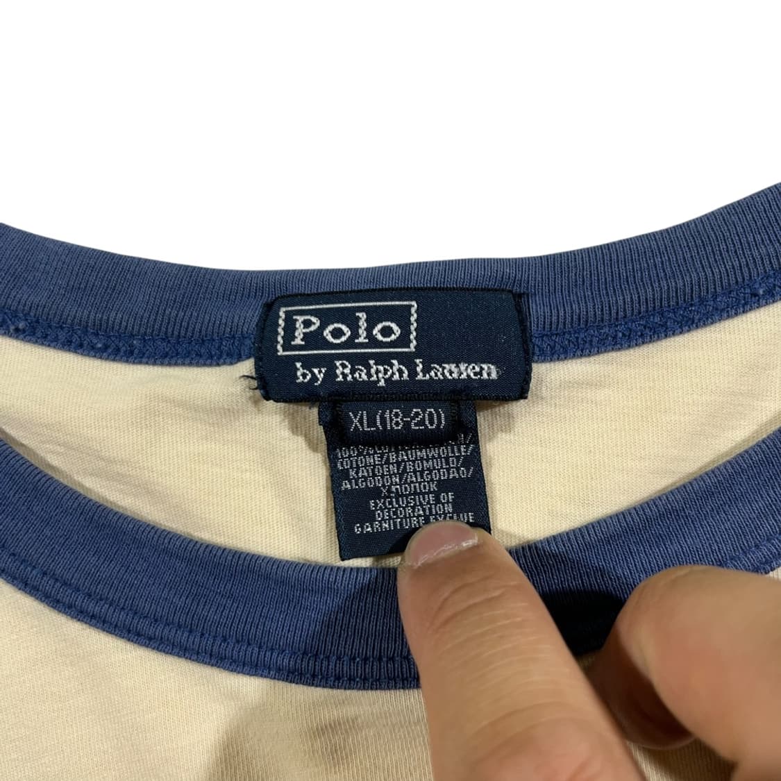 [Polo] 폴로랄프로렌 빈티지 R.L.P.C 링거티 상품이미지4