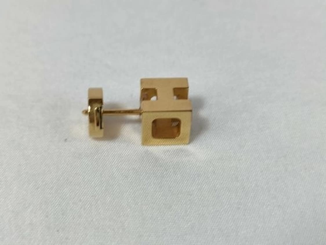 [S급 풀구성] 에르메스(HERMES) 카쥬 드 아쉬 H-큐브 이어링 상품이미지9