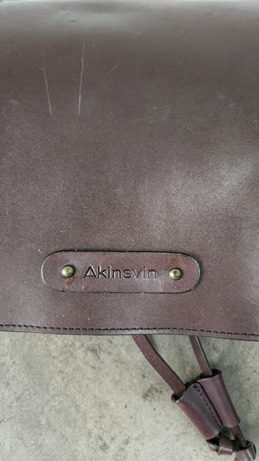 Akiinsvin 캔버스 가죽 백팩 브라운 / 베이지 상품이미지8