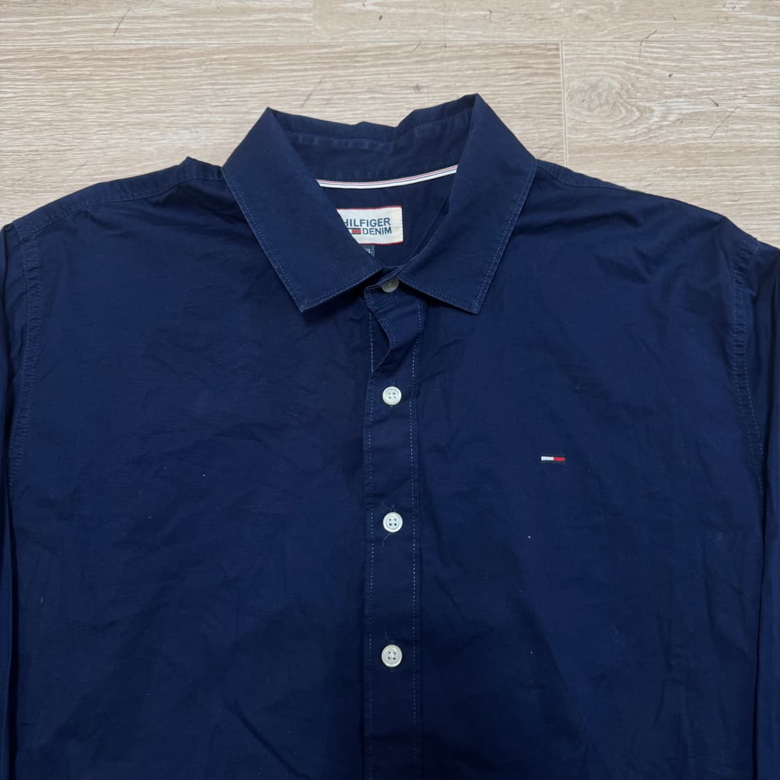 타미힐피거 데님 옥스포드 셔츠 상품이미지2