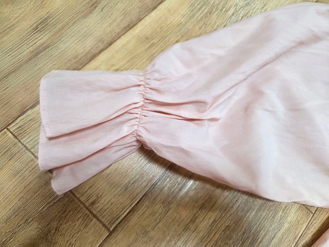 마블링마켓(mabling) 아일렛카라 블라우스 프리사이즈 새상품  상품이미지4