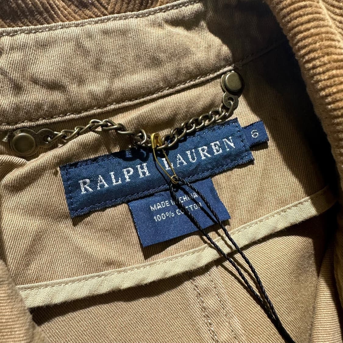 (새상품) 랄프로렌 로브 더블 트렌치 코트 상품이미지5