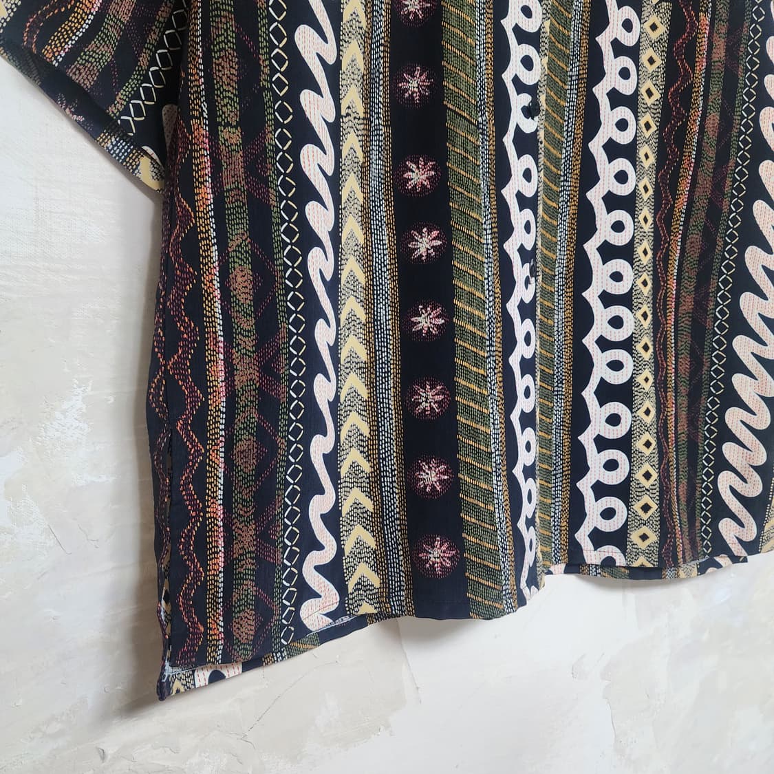 스프링 패턴 반팔 셔츠 상품이미지4